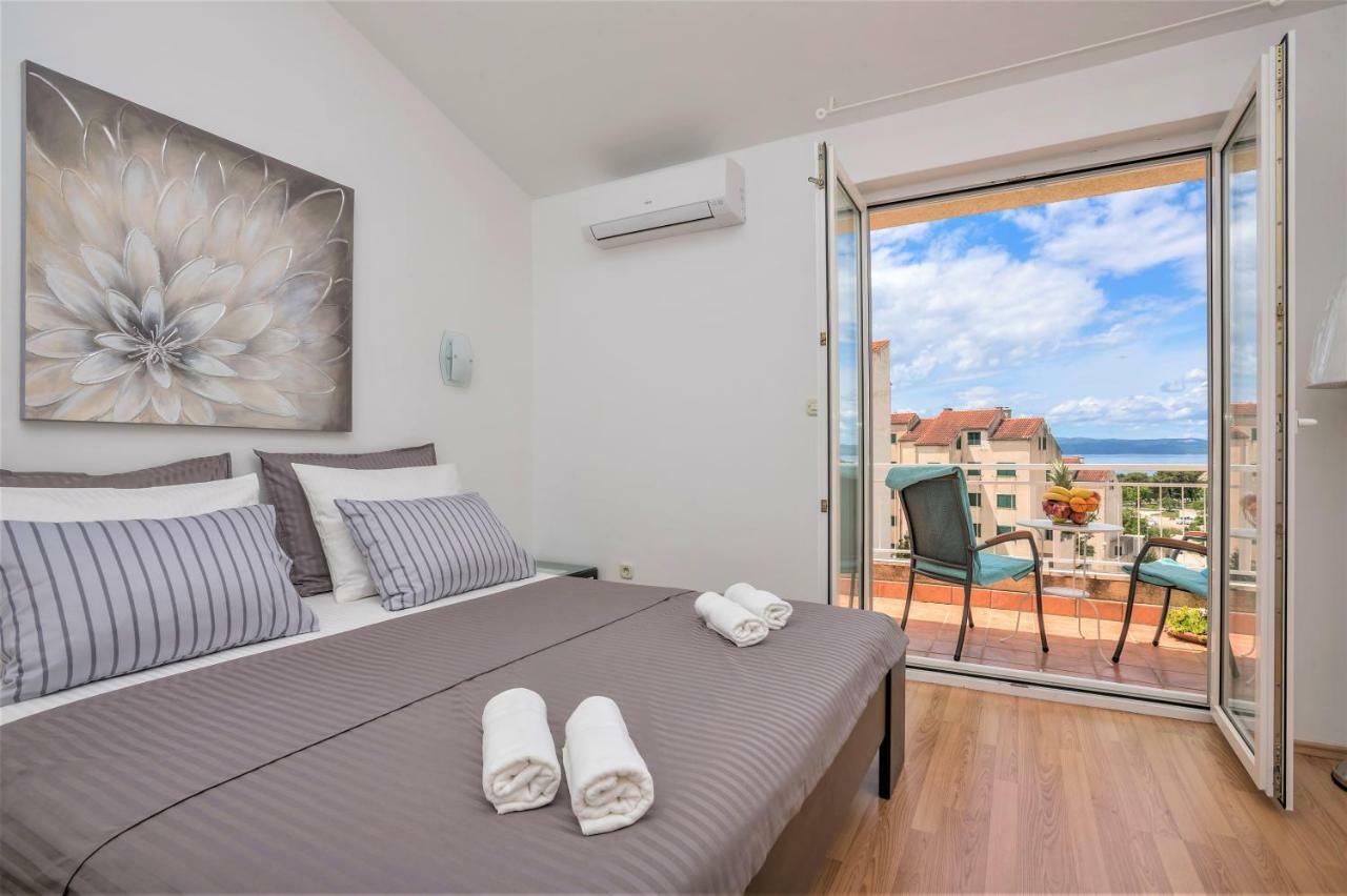 Andor - Lux, Two Beautiful Terraces With Sea & Sunset View Apartment Макарска Екстериор снимка