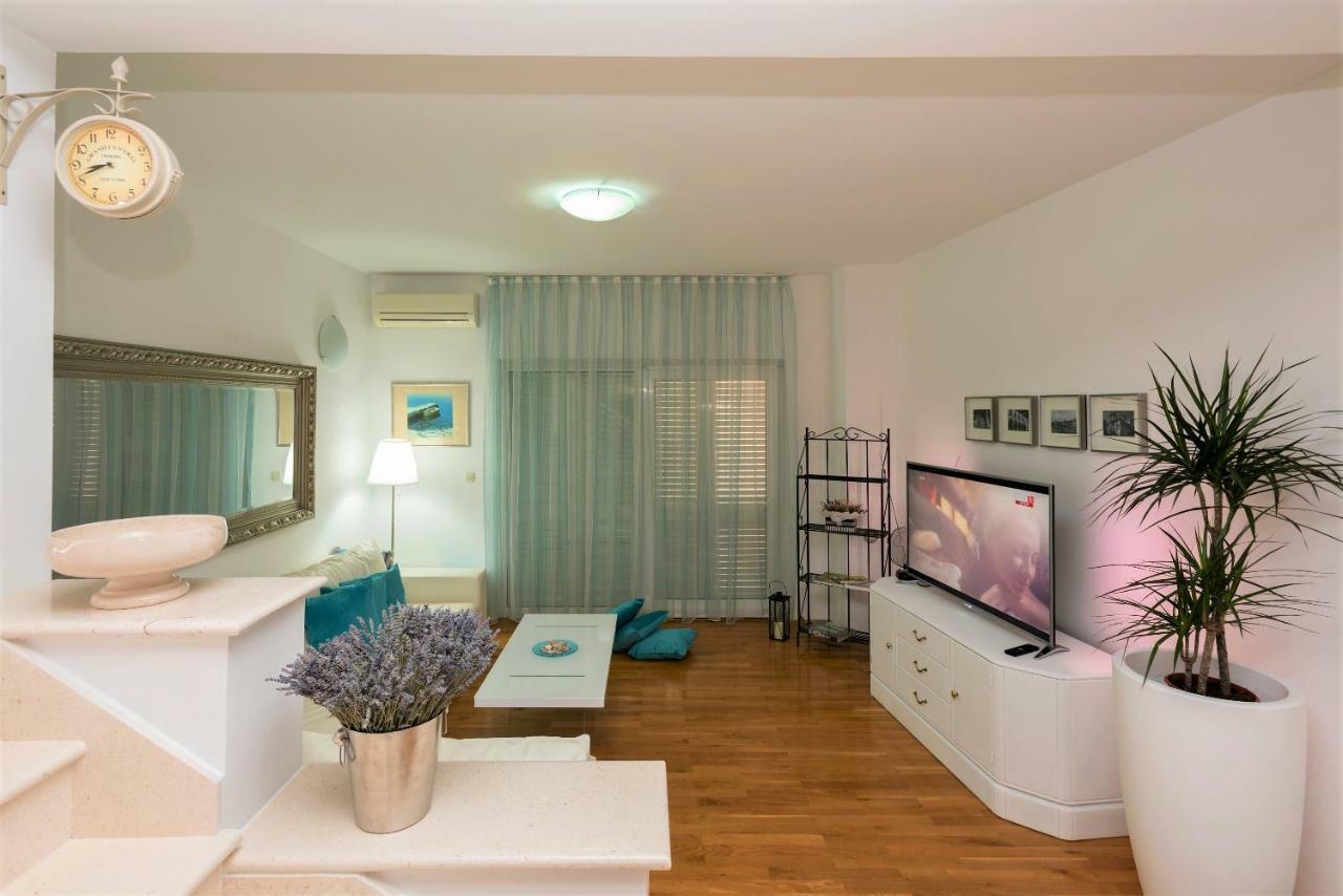 Andor - Lux, Two Beautiful Terraces With Sea & Sunset View Apartment Макарска Екстериор снимка